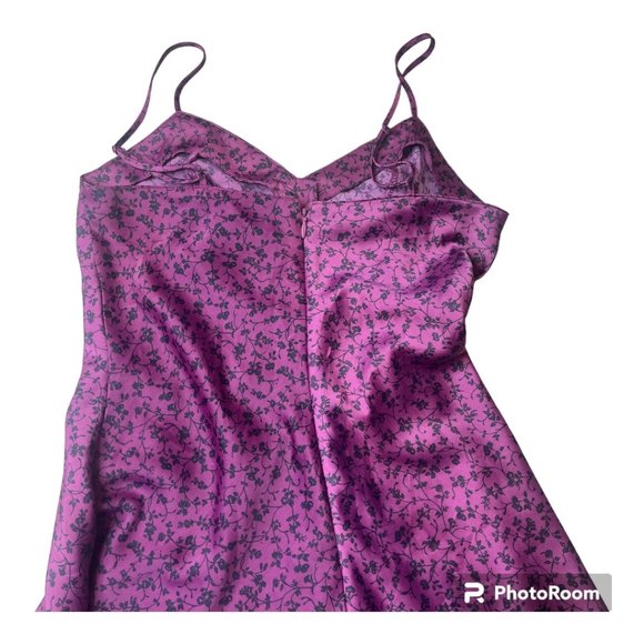 URBAN OUTFITTERS satin slip dress / romper size Small - Picture 2 of 7